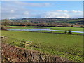 River Towy flood plain near Rhosmaen in SA19 7HR