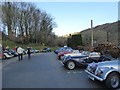 The car park at the Polgooth Inn in PL26 7AX