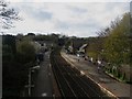 Platforms at Dalton-in-Furness Railway Station in LA15 8QY