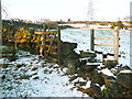 Stile where Ripponden FP73 becomes Elland FP49 in HX4 0BG