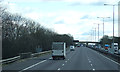 M1 south of Grange Park in Courteenhall