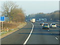 M5 northbound towards junction 14 in GL12 8PT