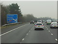 M4 eastbound  towards junction 34 in Pont-y-clun Community