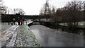 Idle Swing Bridge and Railway Bridge, Leeds & Liverpool Canal in BD10 0PU