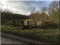 Stile into Bateswood Staffordshire Wildlife Trust reserve in ST5 6AN