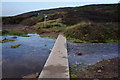 Footbridge at Manorbier Bay, Pembrokeshire in SA70 7TA