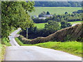 Loddington Road descending towards Tilton Grange in Billesdon & Tilton Ward