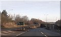 A6 junction from A38 in DE22 2AJ