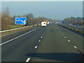 M5 northbound towards junction 13 in GL2 7AP