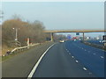 M5 northbound towards junction 12 in GL2 7LX