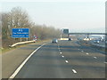 M5 northbound towards junction 11 in GL2 4EW