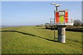 Navigation beacon beside the River Severn in BS35 1RP
