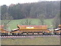 Network Rail ballast wagon in TD1 2NF