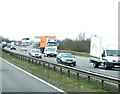 M1 near Cosby in Cosby & South Whetstone Ward