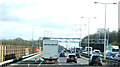 A busy M1 near Luton in LU1 1UR