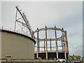 Gasholders in Admiralty Road, Great Yarmouth in NR30 2RW
