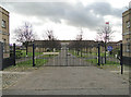 The gates of the Naval Hospital, Gt. Yarmouth in NR30 2RW