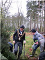 Lord Mayor of Birmingham Planting Tree on the Lickey Hills in B45 8HT