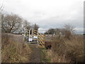 Footpath crossing the railway at Askern in DN6 0BU