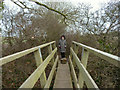 Footbridge over drain near Abbey Brook in L40 5TD