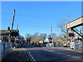 Level crossing at St. Margaret's station in SG12 8DE