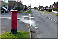 Postbox on Brookside in Burbage in LE10 1EF