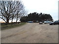 Staple Hill car park on Chobham Common in GU24 8TU