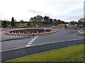 Improved roundabout on Willowburn Avenue in NE66 2HA