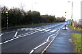 Zebra crossing, Hirwaun Road, Penywaun in CF44 9ER