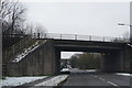 The A38 goes over Belper Road at Rawson Green in DE56 0LN