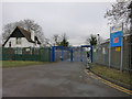 Hogsmill Valley sewage treatment works in KT1 3HJ