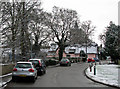 Great Shelford: Church Street in February in CB22 5EN