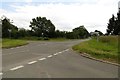 Staggered crossroad near Steeple Claydon in MK18 4EA