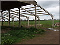 Concrete beam skeleton of barn in MK18 3NT