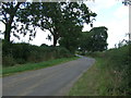 A bend in Naseby Road in Sulby