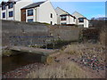 Footbridge over the burn at Seamill in West Kilbride