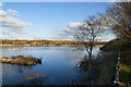 A view across Blackleach Reservoir in M28 3WY