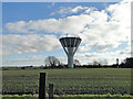 Chapelgate water tower in February in PE12 0DA