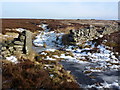 Wall and gateway on Oakworth Moor in BD22 0JJ