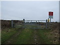 Crossing gates, Leconfield Low Parks in HU17 7JZ