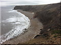 Easington Cliffs and Beach from the Loom in SR8 3UX