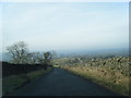 Lane descending towards Twiston in BB7 4BY