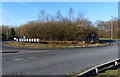 Roundabout on the A50 Leicester Road in LE67 9PQ