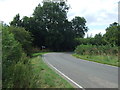 Sharp bend in Gurney Lane in LE17 5RU