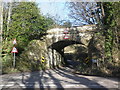 Oldway railway bridge in TA3 6SN