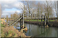 Footbridge over the Chelmer, near Little Baddow Lock in CM3 4FL