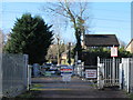 Level crossing by Stanstead Lock in SG12 9SW
