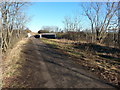 Old Railway bridge over the A1018 road on what is now Cycle Route 1 in SR2 0FQ