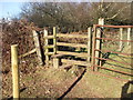 Footpath stile near Pillmawr Farm, Caerleon in NP18 3PB