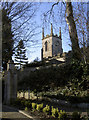 St Mary's in Spring sunshine in BA2 0HA